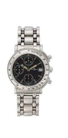 BAUME & MERCIER, Cronografo Orologio da polso da uomo in acciaio, con...