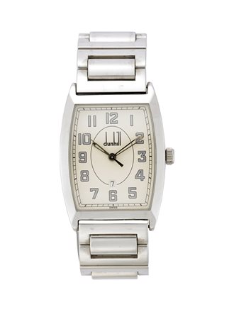 DUNHILL Orologio da polso da uomo in acciaio Epoca recente Quadrante e cassa...