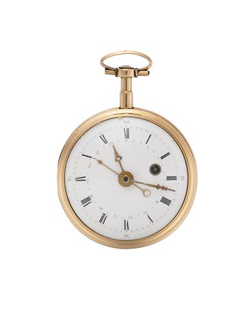 ANONIMO Orologio da uomo da tasca in oro 18K Epoca sec. XIX Movimento con...