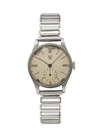 FIAT Orologio da polso da uomo in acciaio Anni '90 Quadrante firmato...