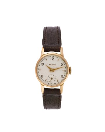 ZENITH Orologio da polso da donna in oro 18K Anni '50/'60 Quadrante,...