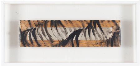 ACCARDI CARLA (1924 - 2014) Nero. 1969. Vernice su sicofoil. Cm 15,00 x...