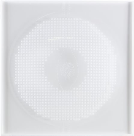 LA PIETRA UGO (n. 1938) Strutturazioni tissurali. . 1966. Tecnica mista su...