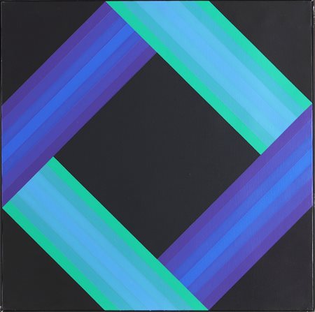 ROSSI HORACIO GARCIA (n. 1929) Senza titolo. . 1973. Olio su tela . Cm 60,00...