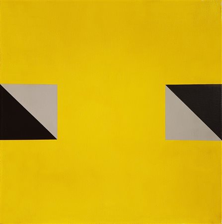 GAUL WINFRED (1928 - 2003) Hommage a Calderara. 1971. Olio su tela . Cm 80,00...