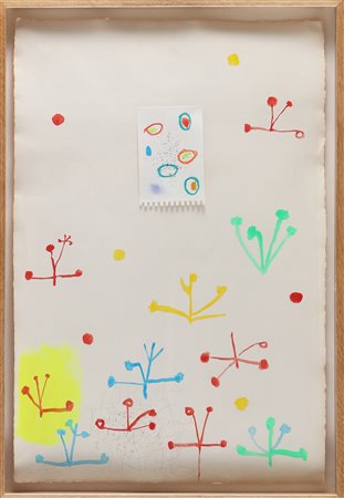 DE MARIA NICOLA (n. 1954) Evoluzioni dello spirito. Tecnica mista e collage...