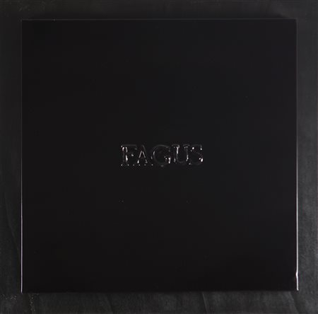 BOETTI ALIGHIERO (1940 - 1994) Fagus. . Ferro smaltato. Cm 70,00 x 70,00....