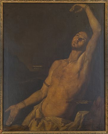 Il martirio di San Sebastiano, olio su tela, XIX secolo, cm 120x97