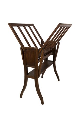 Cavalletto porta disegni in legno, richiudibile. Cm 113 x 77 x 37