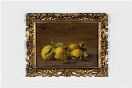 Limoni, olio su tavola cm 24x34