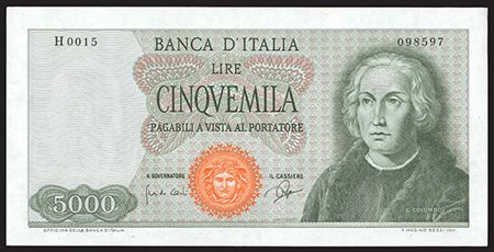 BANCONOTE. Banca d'Italia. 5000 lire 3/09/1964 e 20/05/1971 e 10000 lire...