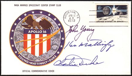 [STATI UNITI] 1972 (16 apr.) Apollo 16, "Insurance cover" annullata a...