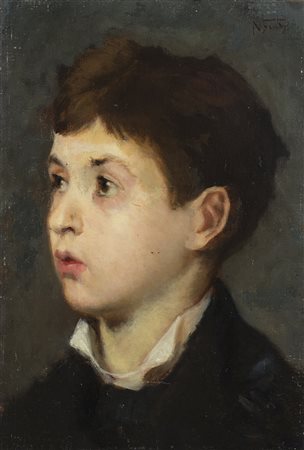 Napoleone Luigi Grady (Santa Cristina 1860 - Brusimpiano 1949) "Ritratto di...