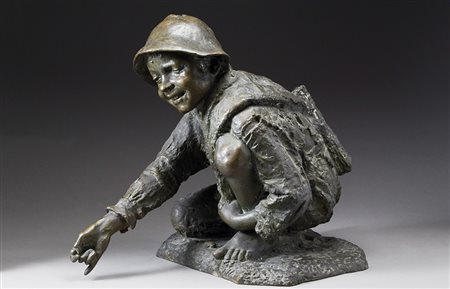 Enrico Astorri (San Lazzaro Alberoni 1859 - Milano 1921) "Spazzacamino"...