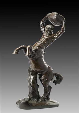 Cipri Adolf Bermann (Vöhrenbach 1862 - Lussemburgo 1942) "Centauro" scultura...