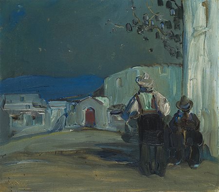 Giuseppe Biasi da Teulada (Sassari 1885 - Andorno Micca (BI) 1945) "Serenata"...