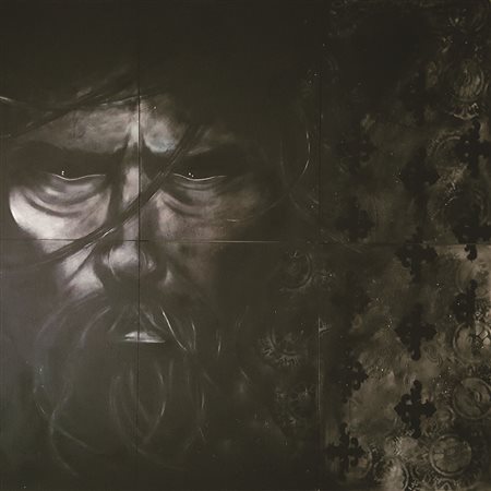 GIANMARIO VIGANÒ Evoluzione, 2016 tecnica acrilico e spray su tela cm 240 x...