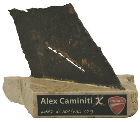 ALEX CAMINITI Punti di rottura, corten, 2013 corten cm 18 x 9 firma in basso...