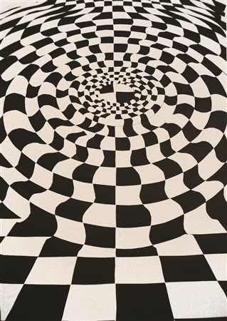 FEDERICO DE SANCTIS Ipotesi spaziale, 2016 tecnica carta colorata intrecciata...