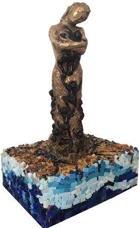PATRIZIA BORRELLI Madrealbero ( nutre la Vita), 2017 scultura di bronzo...