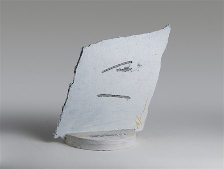 ALEX CAMINITI Punti di rottura, corten, 2013 corten cm 20 x 20 firma sulla...