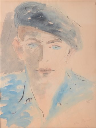 Filippo De Pisis (1896-1956), Ritratto di giovane (Marinaio francese?), 1932...