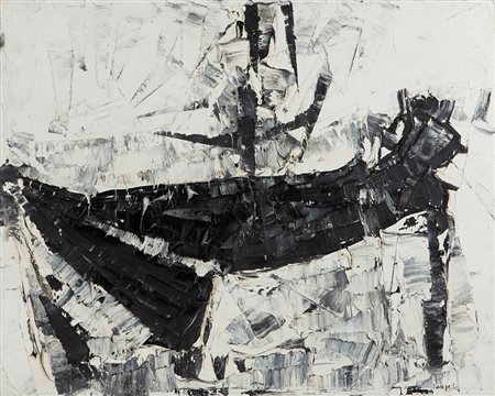 Jean-Paul Riopelle (1923-2002), Iceberg nr.19, 1977 olio su tela, cm 65x81...