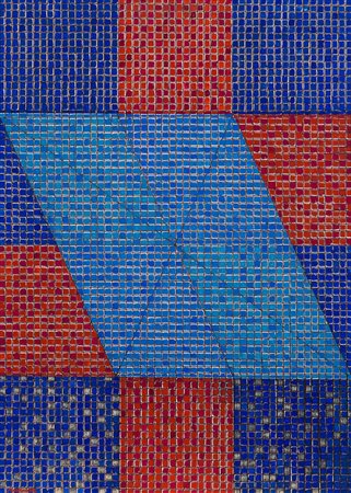 Galliano Mazzon (1896-1978), Sinfonia di Piani, 1972 tecnica mista su cartone...