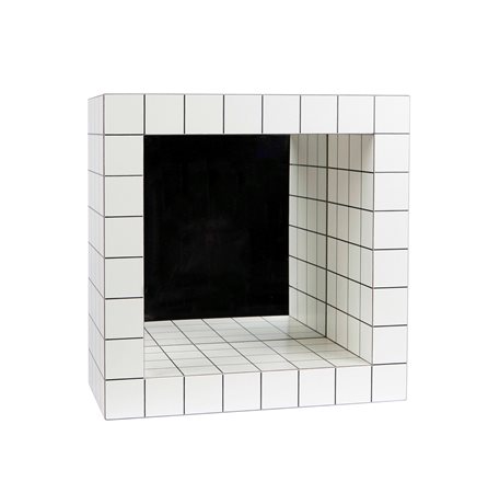 Superstudio Group (1966), Specchio misuratore, 1976 multiplo in laminato...