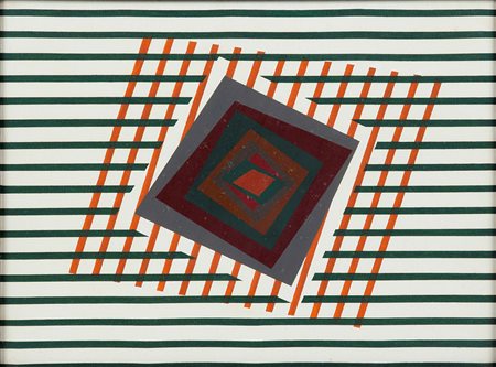 Ferruccio Gard (1940), Senza Titolo, 1980 acrilico su tela, cm 30x40 firmato...