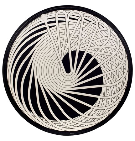 Marcello Morandini (1940), 239, 1977 serigrafia su alluminio, diametro cm 70...