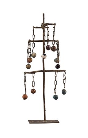 Fausto Melotti (1901-1986), Senza titolo, 1959-1960 ottone e ceramica...