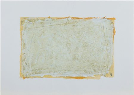 Rodolfo Aricò (1930-2002), Oceani, 1995 acrilico su carta, cm 32,5x49 firmato...