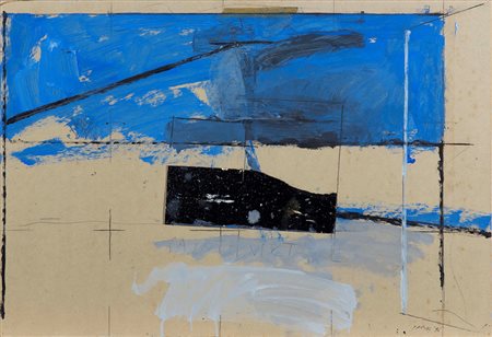 Gianfranco Pardi (1933-2012), Senza titolo, 1996 acrilico su cartone, cm...