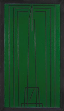 Franco Angeli (1935-1988), Tracce, 1987-88 tecnica mista su tela, cm...