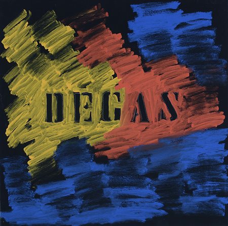 Tano Festa (1938-1988), Senza Titolo, 1986 olio su tela, cm 40x40 firmato al...