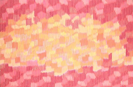 Mario Carossino, Costruzione di caldi, 1985 acrilico su tela, cm 80x120...