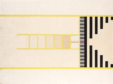 Giancarlo Bargoni (1936), Espansione bianca, 1964 olio su tela, cm 97x130...