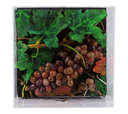 Piero Gilardi (1942), Uva settembrina poliuretano espanso, cm 30x30x15,5...