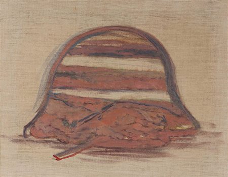 Attilio Forgioli (1933), Isola, 1974 olio su tela, cm 55x70 Etichetta al...