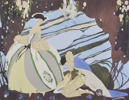 Umberto Brunelleschi (Montemurlo 1879 – Paris 1949) Liebeswerben;Liebeswerben...