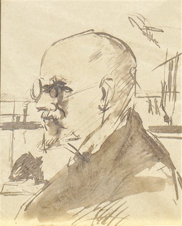 Filippo de Pisis (Ferrara 1896 - Milano 1956) Bildnis Lionello...