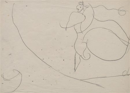 Osvaldo Licini (Monte Vidon Corrado 1894 – 1958) Angelo ribelle, ca....