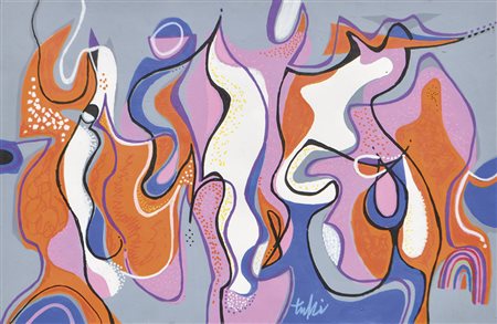 Wladimiro Tulli (Macerata 1922 – 2003) Composizione, s. d.;Komposition, o. D....