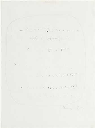 Lucio Fontana (Rosario di Santa Fè 1899 – Varese 1968) Concetto spaziale,...