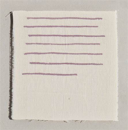 Giorgio Griffa (Turin/Torino 1936) Linee orizzontali, 1973;Horizontale...