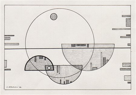 Luigi Veronesi (Milano 1908 – 1998) Senza titolo, 1976;Ohne Titel, 1976...