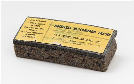 Joseph Beuys (Krefeld 1921 - Düsseldorf 1986) Noiseless Blackboard eraser,...