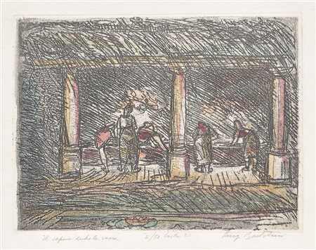 Luigi Bartolini (Cupramontana 1892 -Roma 1963) Il sapone dentro la vasca,...