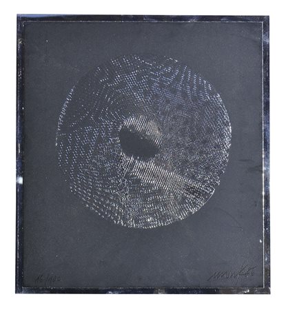 Heinz Mack (Lollar 1931) Silbersonne, 1986;Silbersonne, 1986 Serigrafie, 32 x...